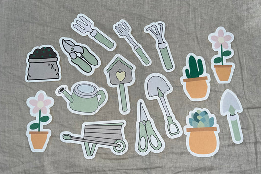 Stickerset "Garten"