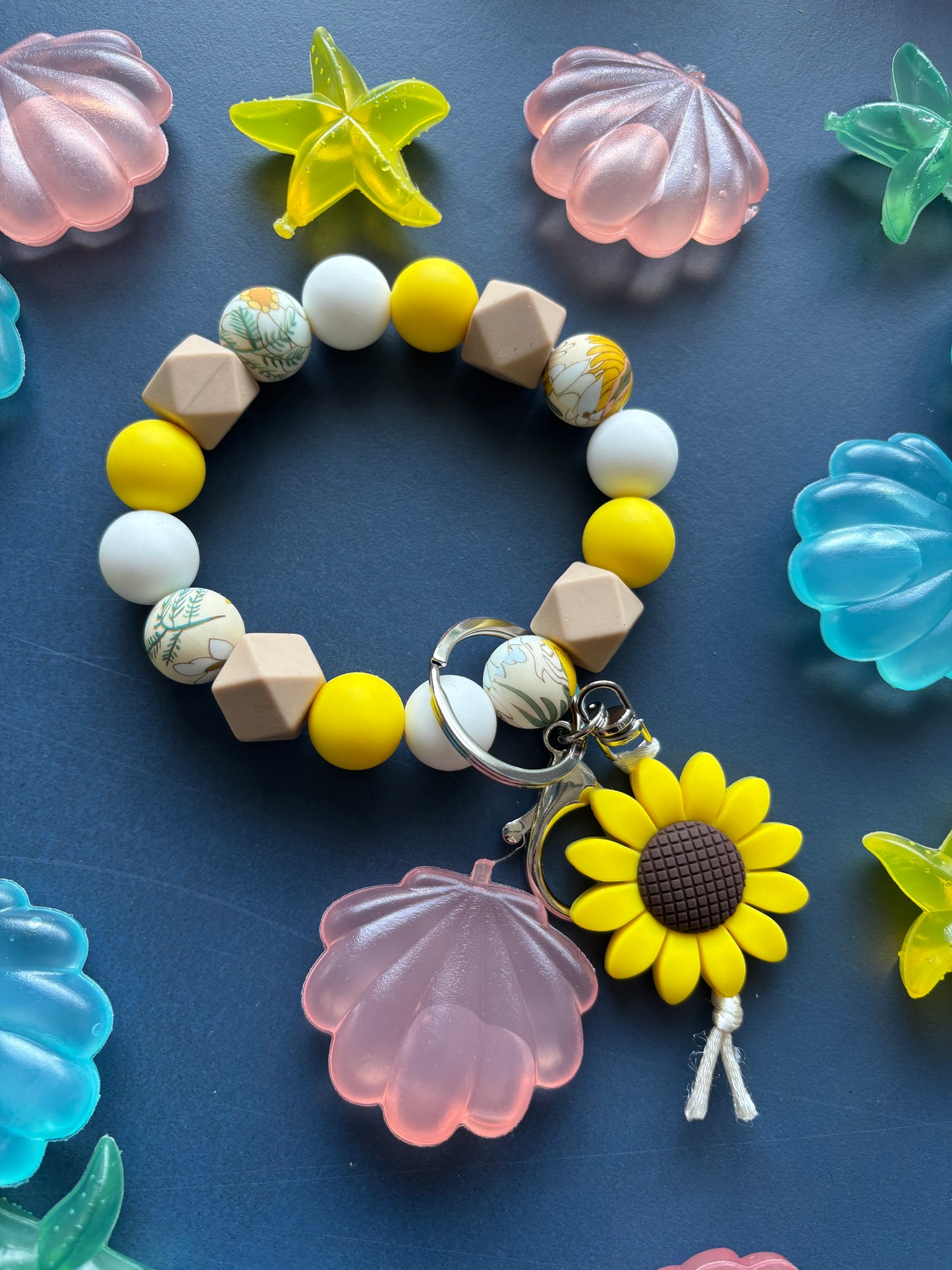 Armbandanhänger - Sommerblumen