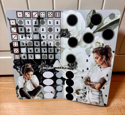 Tattoo Girl - Klappkarte