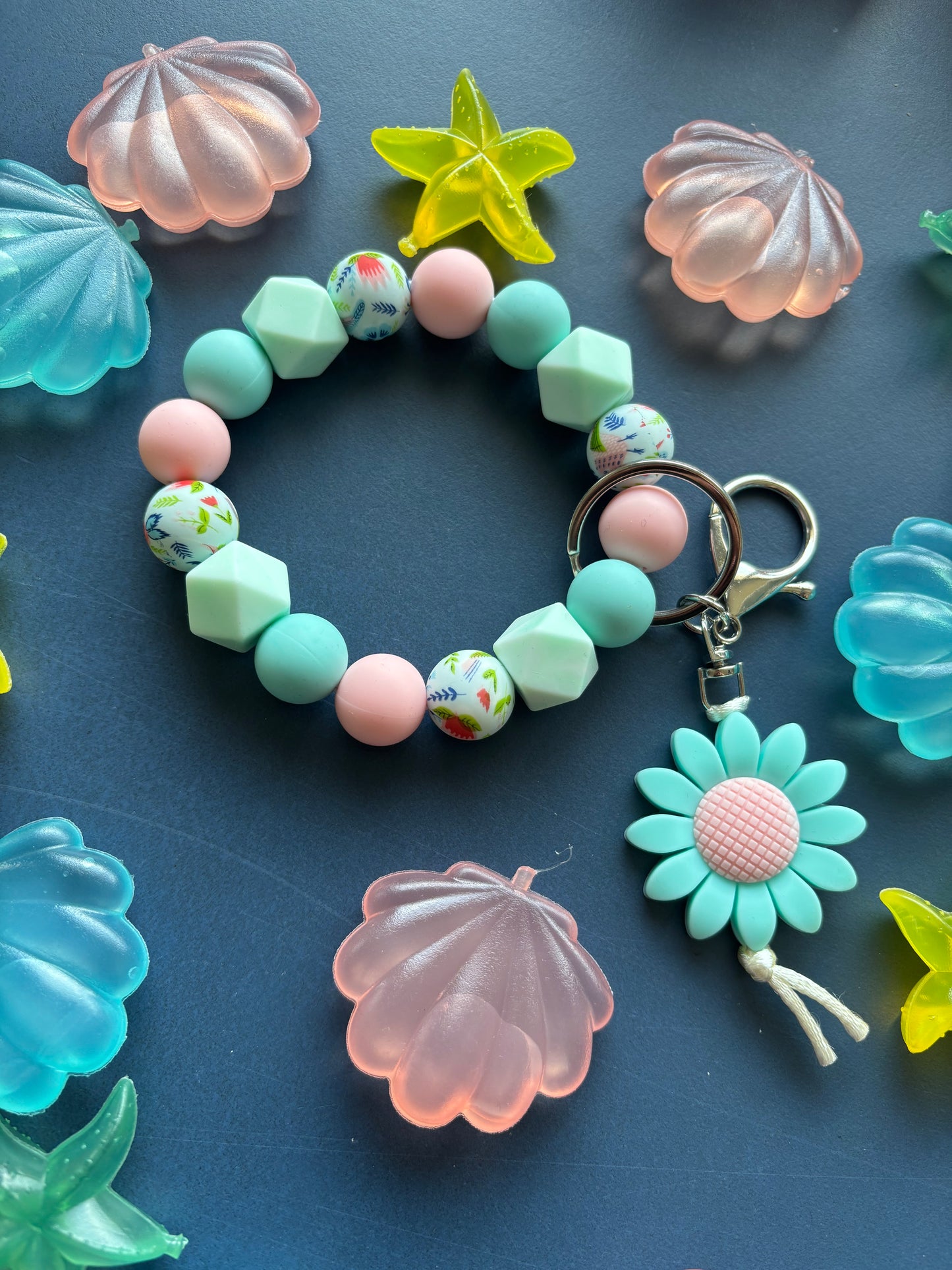 Armbandanhänger - Sommerblumen