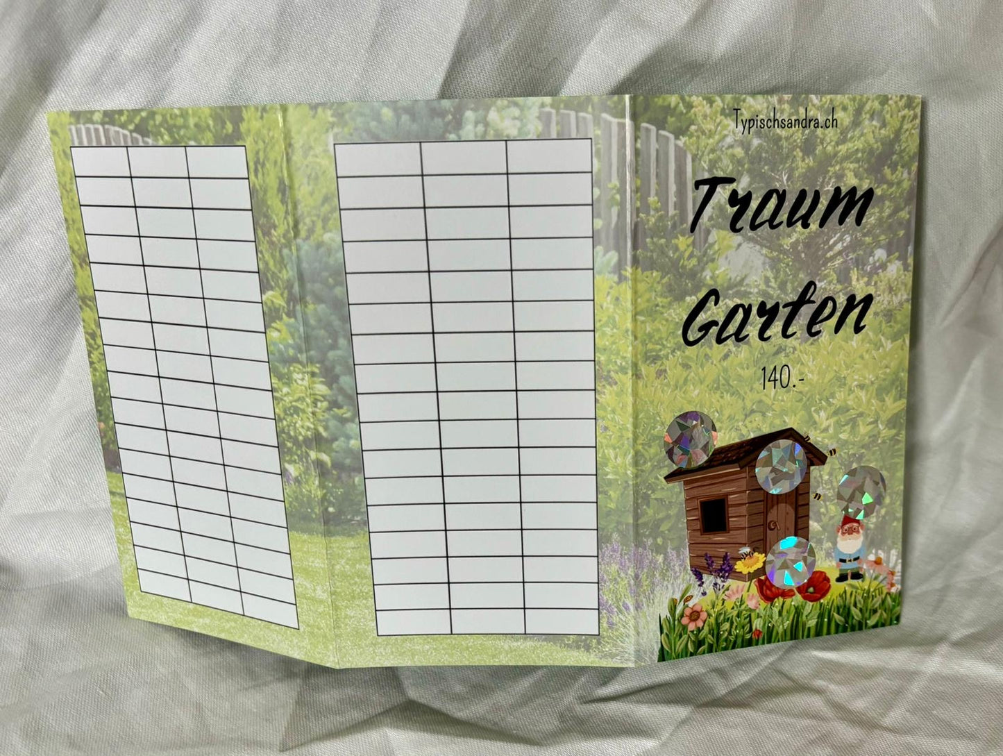 Traum Garten - Klappkarte