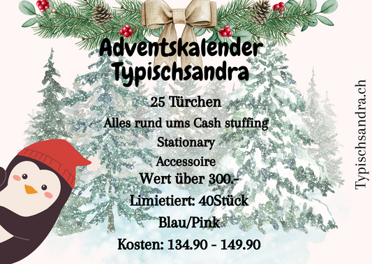 Adventskalender "Typischsandra" 2025 Vorbestellen