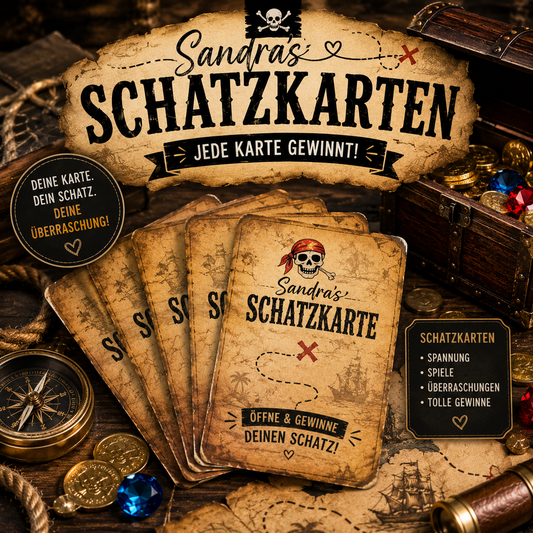 🏴‍☠️ Schatzkarte – Sandras Schatzsuche - Live Event 18.7