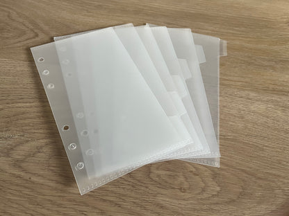6er set Mappen mit register