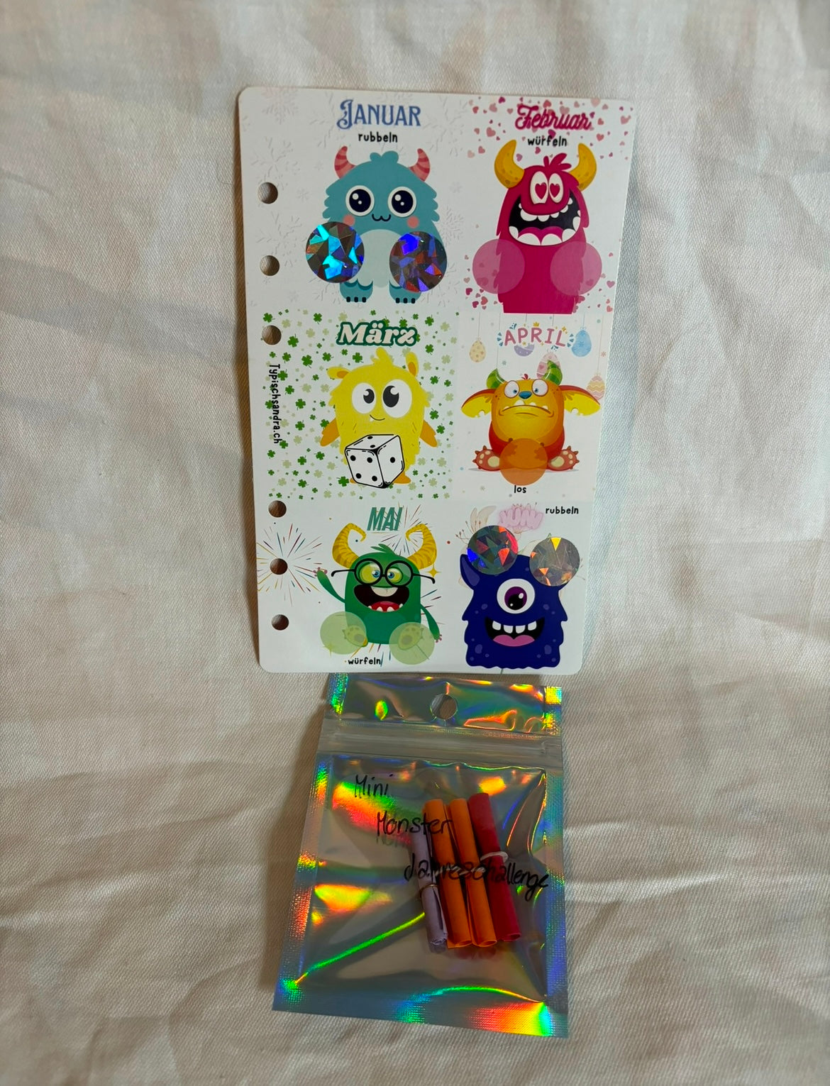 Mini Monster Jahreschallenge