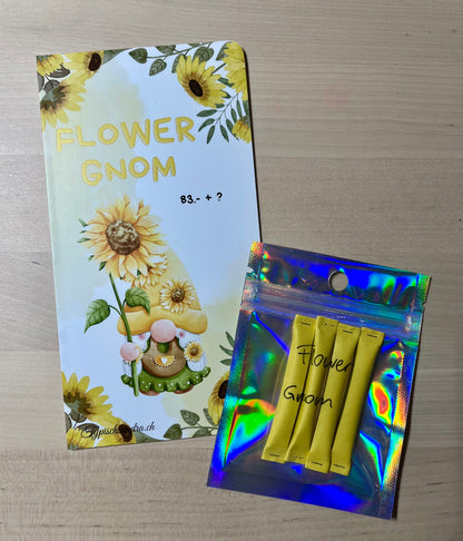 Flower Gnom - Klappkarte