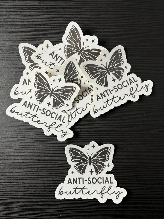 Sticker „Anti-Social“