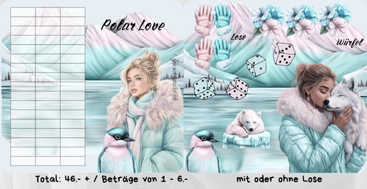 Polar Love -Klappkarte