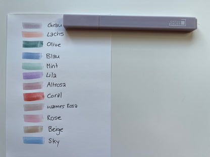 Textmarker „Pastell“