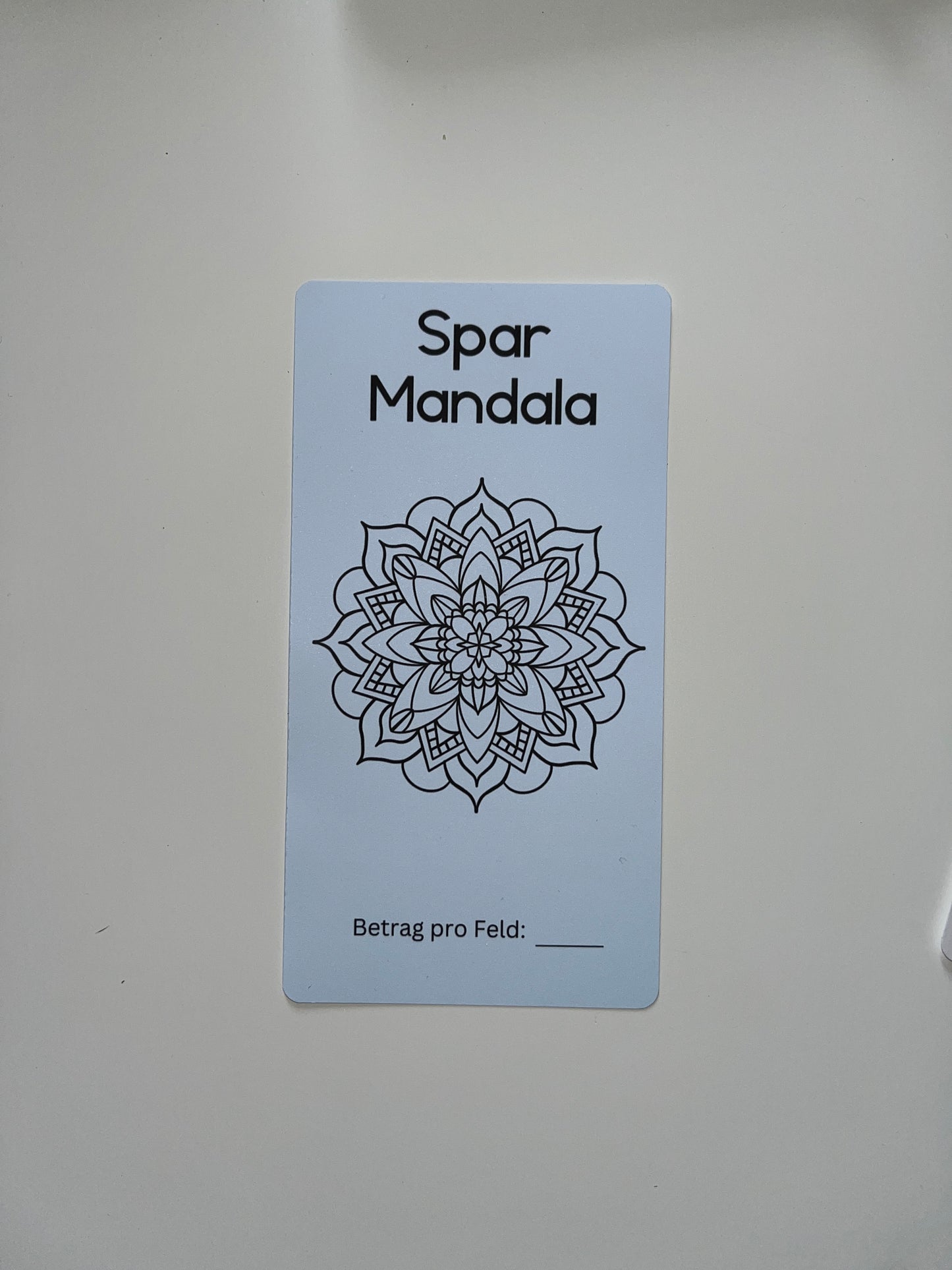 Mandala sparen