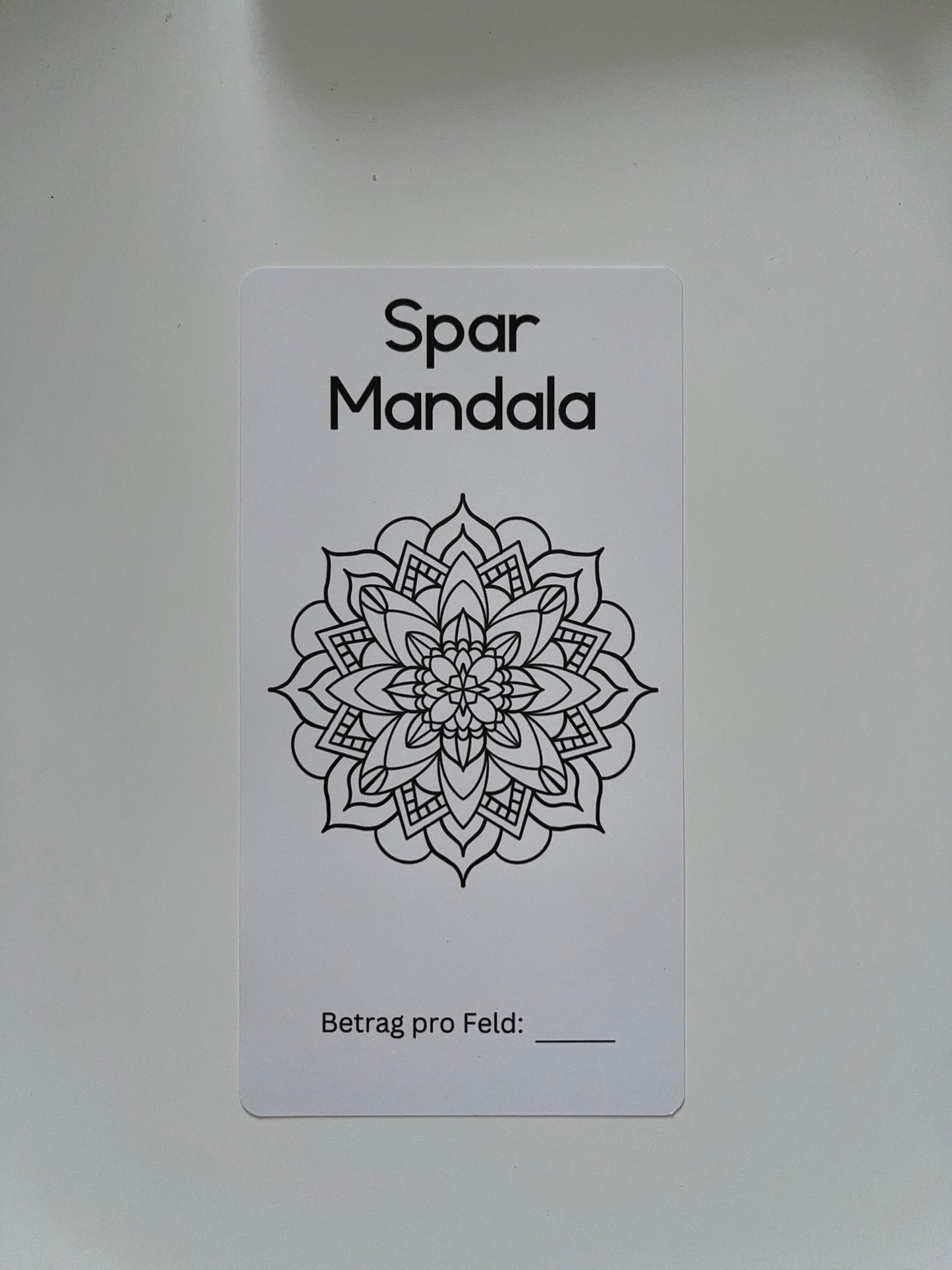 Mandala sparen