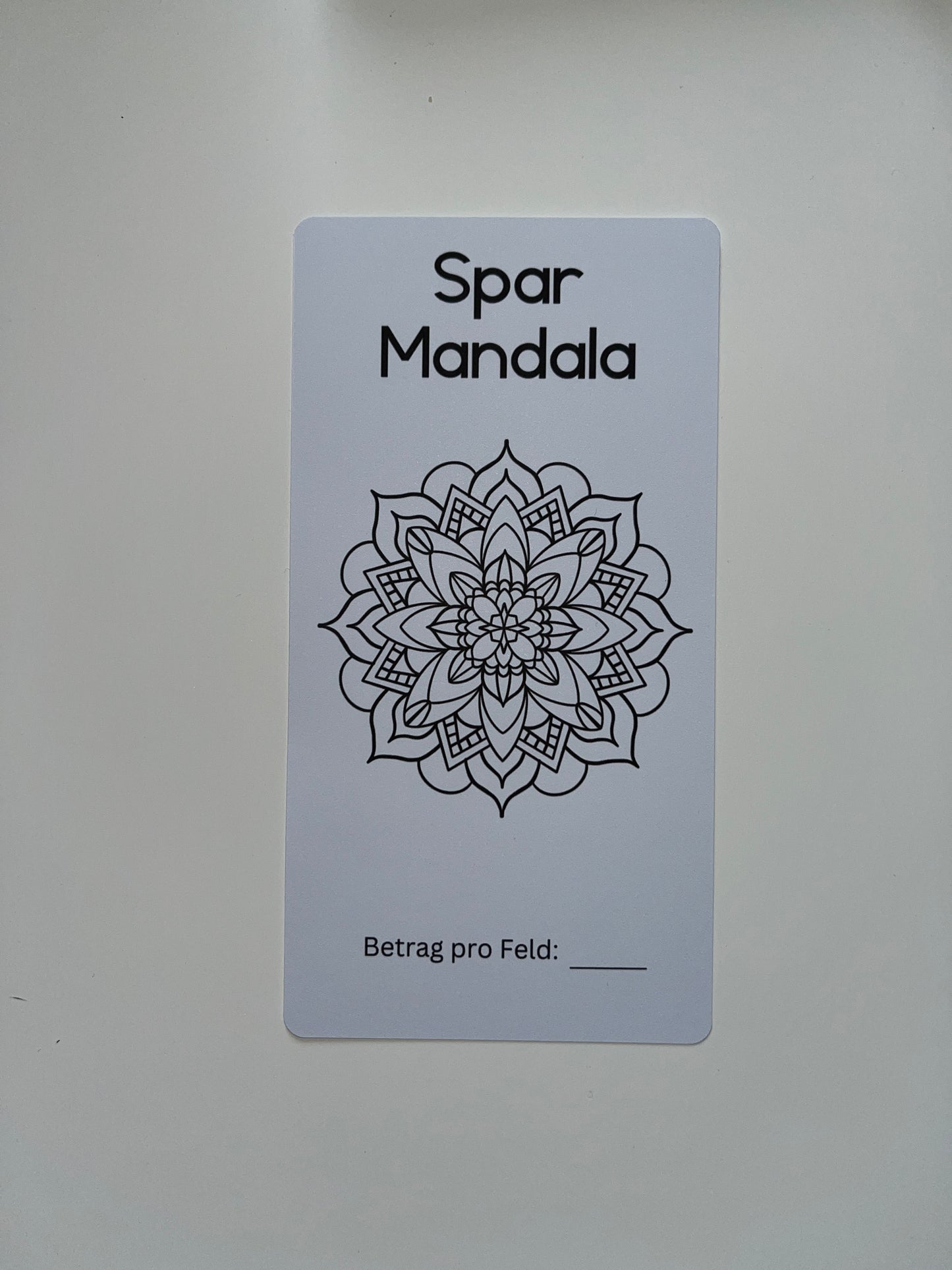 Mandala sparen