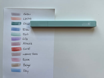 Textmarker „Pastell“