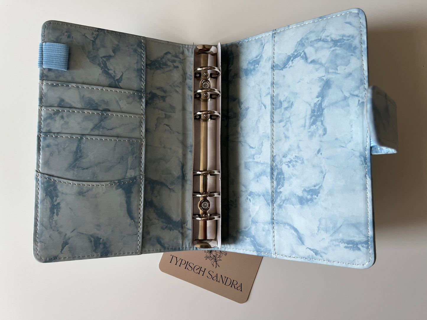 Ring binder A6 Marble