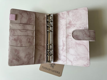 Ring binder A6 Marble